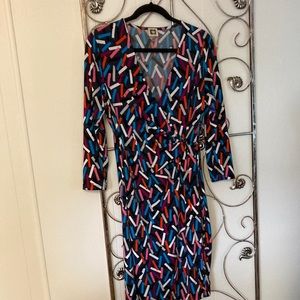 Anne Klein Dress Faux Wrap